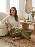 Kensie Little Girls' Jogger Olive Dye Green by Vanessa Jane