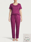 Dreams and Co Plus Size Womens Knit Sleep, Large -18-20 by Vanessa Jane
