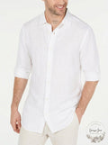 Alfani Mens Platoon Linen Shirt, Size Small by Vanessa Jane