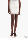 Aqua Crochet Mini Skirt, Size XS by Vanessa Jane