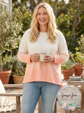 Jessica Simpson Juniors Cotton Dip-Dyed Sweatshirt, Size Small by Vanessa Jane