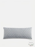 Kenneth Cole New York Houndstooth Grey Lumbar Pillow Cover by Vanessa Jane