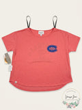 NHL Montreal Canadiens Adult Women Touch S Base Reversible Tee by Vanessa Jane