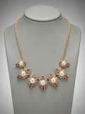 Charter Club Gold-Tone Crystal, Stone and Imitation Pearl Necklace by Vanessa Jane