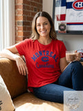 NHL Montreal Canadiens Adult Women Touch S Base Reversible Tee by Vanessa Jane