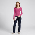 Freshman Juniors Plush Ribbed Top, Size Medium by Vanessa Jane