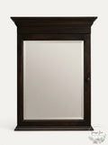 Sunny Wood BH2635m Barton Hill 26in Single Door Medicine Cabinet – Black by Vanessa Jane