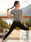 Calvin Klein Performance Ruched-Front Cap-Sleeve Top by Vanessa Jane
