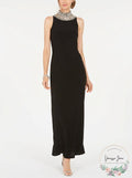 SLNY Embellished Zippered Sleeveless Sheath Formal Dress, Size 6 by Vanessa Jane