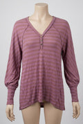 American Rag Juniors Tie-Dye Plaid Button- Wild Ginger Combo, Size Medium by Vanessa Jane