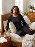 Charter Club Women's Sleep Top Black, Size Medium by Vanessa Jane