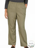 Karen Scott Women Pants Plus Mid-Rise Straight Leg Stretch, Size 2X by Vanessa Jane