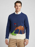 Alex Stevens Mens Reindeer Hangover Ugly Christmas Sweater, Size Small by Vanessa Jane