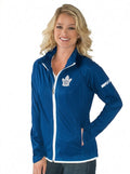 NHL Toronto Maple Leafs Womens Hockey Light Weight Full Zip Jacket, Size Medium by Vanessa Jane