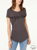 INC International Concepts I.N.C. Embellished Graphic T-Shirt, Size Small by Vanessa Jane