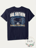 NCAA Football Schedule 2017 Short Sleeve Shirt Georgia Southern Eagles, Small by Vanessa Jane