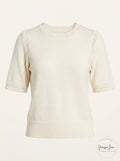 Joie Feona Crochet Trim Sweater , Size XS by Vanessa Jane