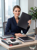 GBC Leather Look Presentation Covers for Binding Systems 11.25 x 8.75 Black 25Pk by Vanessa Jane