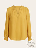 I.n.c. Petite V-Neck Top, Size PS by Vanessa Jane