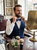 Ryan Seacrest Distinction Mens Fairfax Pindot Pre-Tied Bow Tie by Vanessa Jane