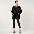 Alfani Colorblocked Open-Front Cardigan, Size Medium by Vanessa Jane