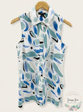 Alfani Womens Printed Sleeveless Tunic Top, Size Small by Vanessa Jane