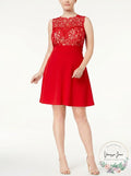 Love Squared Womens Plus Lace Textured Party Dress, Size 3X by Vanessa Jane