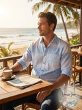 Alfani Mens Regular-Fit Ombré Stripe Shirt, Size XXL by Vanessa Jane