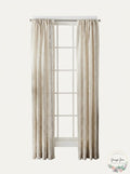 Saturday Knight Aiden Stripe Light-Filtering Rod Pocket Single Curtain Panel by Vanessa Jane