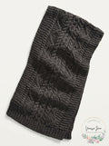 Steve Madden Mens Chunky Scarf, Grey, One Size by Vanessa Jane