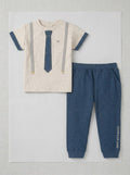 Calvin Klein Baby Boys 2-Pc. Suspend and Necktie, Size 24Months by Vanessa Jane
