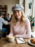 I.N.C. Windowpane-Plaid Newsboy Cap by Vanessa Jane