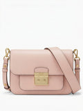 Michael Kors Sloan Medium Leather Shoulder Bag Soft pink Dual Strap by Vanessa Jane