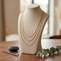 Unwritten 14K Gold Flash Plated 3-Pieces Layered Chain Necklace Set by Vanessa Jane