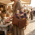 The Sak Womens Avalon Leather Convertible Backpack Brown Large by Vanessa Jane