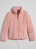 Guess Kids Velvet Stretch Down Jacket, Size Small/8 by Vanessa Jane