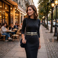 INC International Concepts Glitter & Lace 2-for-1 Skinny Belts by Vanessa Jane