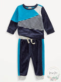 First Impressions Baby Boys 2-Pc. Colorblocked Sweatshirt, Size 24Months by Vanessa Jane