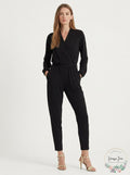 Lauren Ralph Lauren Jersey Long Sleeve Jumpsuit, Size 8 by Vanessa Jane