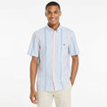 Vineyard Vines Mens Stretch Cotton Short-Sleeve Awning Stripe Shirt, Size Large by Vanessa Jane