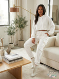 Culpos x INC Knit Cargo Joggers, Large by Vanessa Jane
