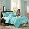 Mi-Zone Miramar Duvet Cover Set, King/ California King, Blue by Vanessa Jane