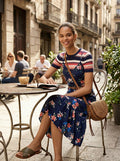 Michael Michael Kors Floral-Print Slip Dress, Size Medium by Vanessa Jane