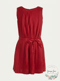 Tommy Hilfiger Kids Pleated Sleeveless Dress, Size Medium by Vanessa Jane