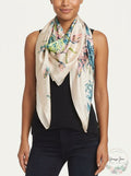 Echo Adelaide Floral Silk Square Scarf by Vanessa Jane