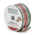 Burton & Burton Ribbon #40 Satin With Glitter 20 Yards by Vanessa Jane