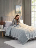 Madison Park Windom Down Alternative Blanket, Microfiber with 3M Scotchgard King by Vanessa Jane