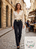 Steve Madden Women's Western-Buckle Belt by Vanessa Jane