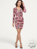 Guess Floral-Print Bodycon Dress, Size 8 by Vanessa Jane
