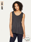 Tribal Womens Asymmetrical Hem Tank Top, Size Medium by Vanessa Jane